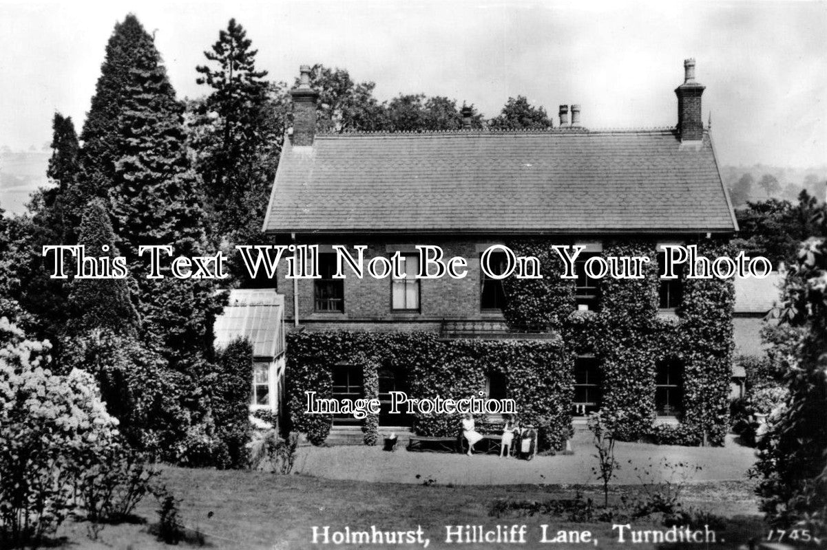 DR 70 - Holmhurst, Hillcliff Lane, Turnditch, Derbyshire c1915