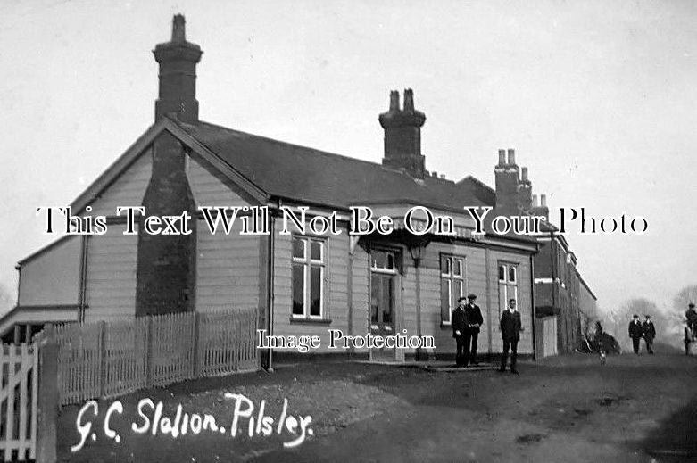 DR 737 - Station Pilsley, Derbyshire c1913