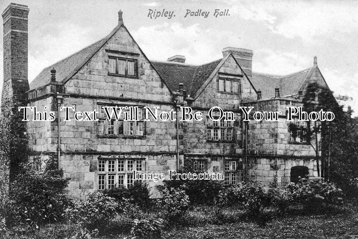 DR 746 - Padley Hall, Ripley, Derbyshire c1910