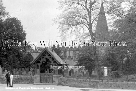 DR 758 - Baslow Parish Church, Derbyshire c1922