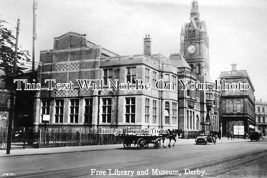 DR 787 - Derby Free Library & Museum, Derbyshire c1929