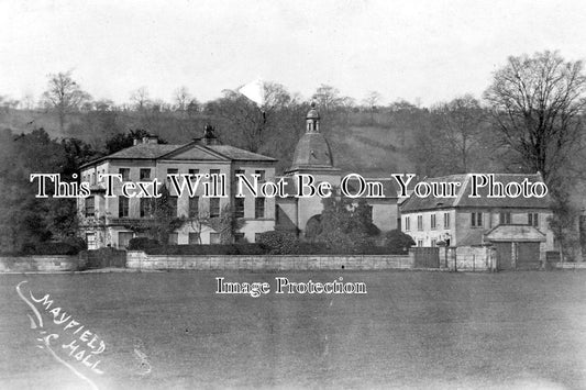 DR 822 - Mayfield Hall, Near Ashbourne, Derbyshire c1905