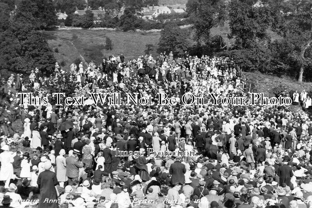 DR 838 - Anniversary Plague Service, Eyam, Derbyshire Aug 1926