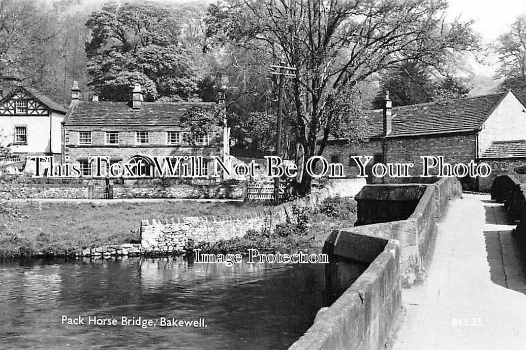 DR 844 - Pack Horse Bridge, Bakewell, Derbyshire