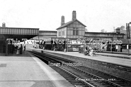 DR 861 - Chinley Railway Station, Derbyshire c1910