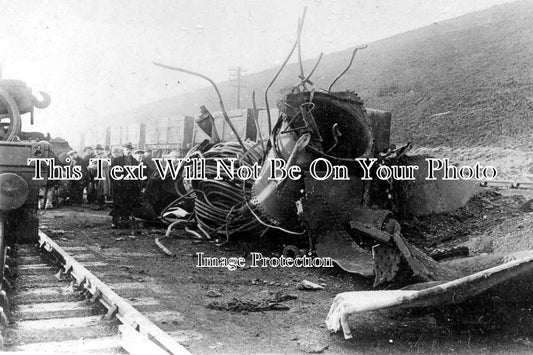 DR 868 - Railway Crash Near Buxton, Derbyshire c1921