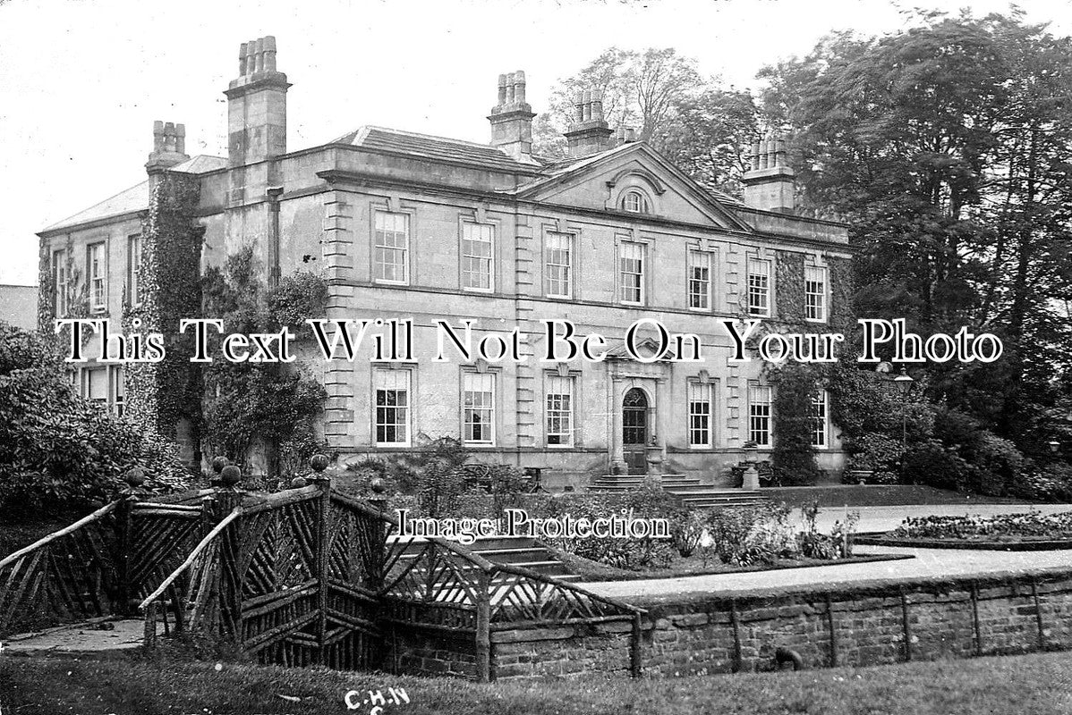 DR 875 - Front View Of Stubbing Court, Chesterfield, Derbyshire c1908