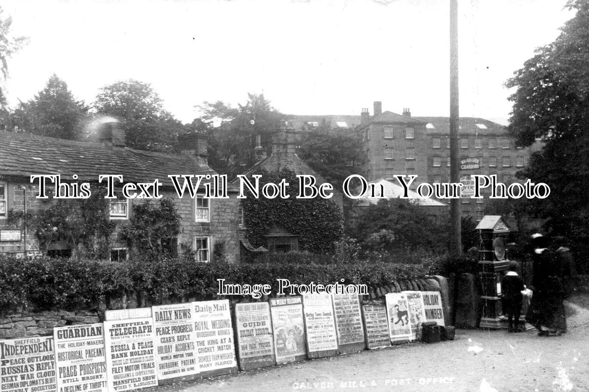 DR 887 - Calver Mill & Post Office, Derbyshire