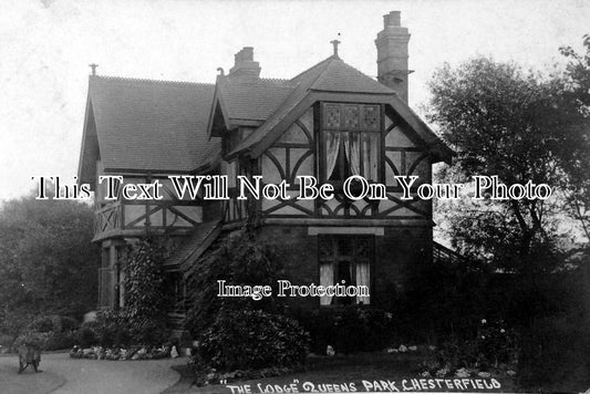 DR 92 - The Lodge, Queens Park, Chesterfield, Derbyshire c1912