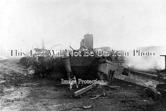 DR 923 - Railway Crash At Buxton, Derbyshire c1921