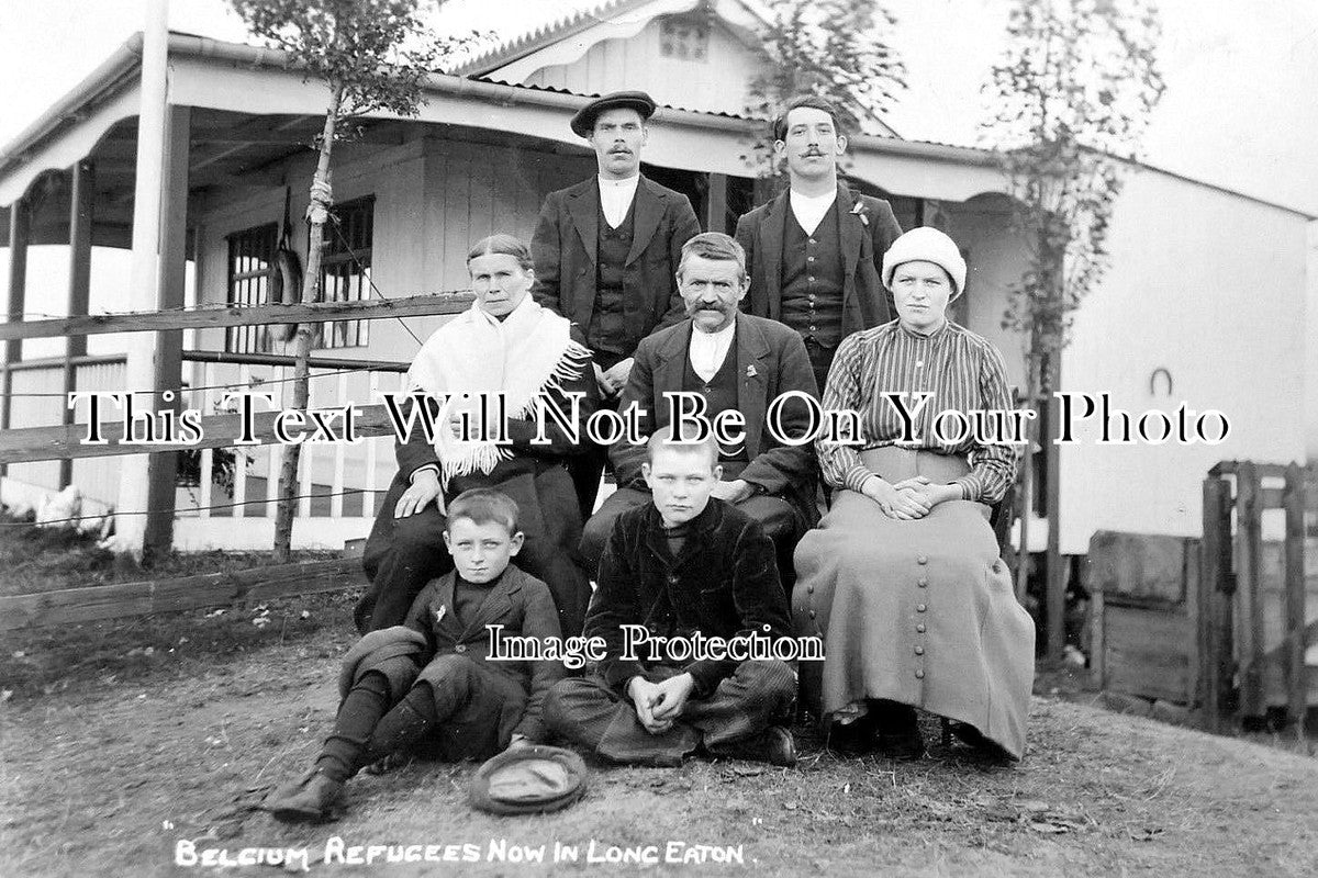 DR 941 - Belgian Refugees At Long Eaton, Derbyshire c1914