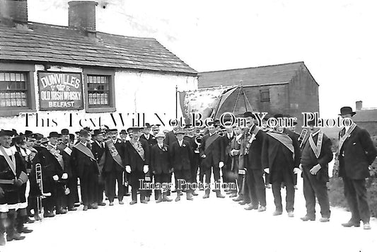 DR 951 - Buxton Orange Order Dunvilles Old Irish Whiskey Belfast Hunters The Quadrant, Derbyshire