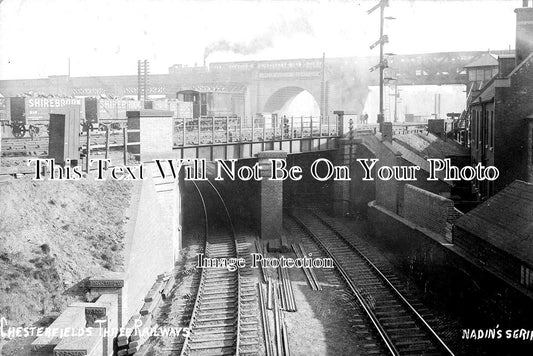 DR 955 - Chesterfield Three Railways, Derbyshire c1907