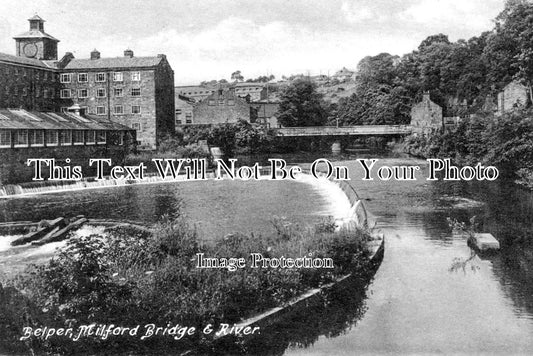 DR 958 - Milford Bridge & River, Belper, Derbyshire