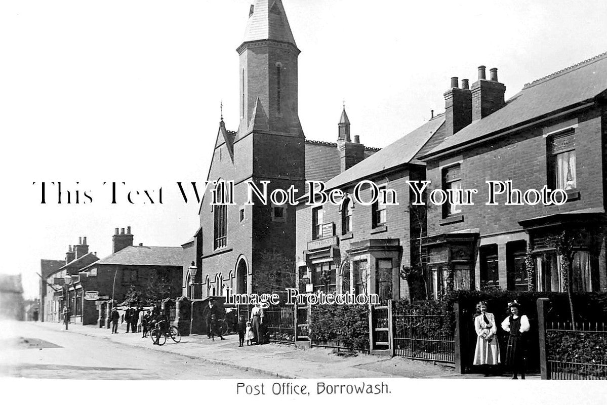 DR 996 - Post Office, Borrowash, Derby, Derbyshire c1908