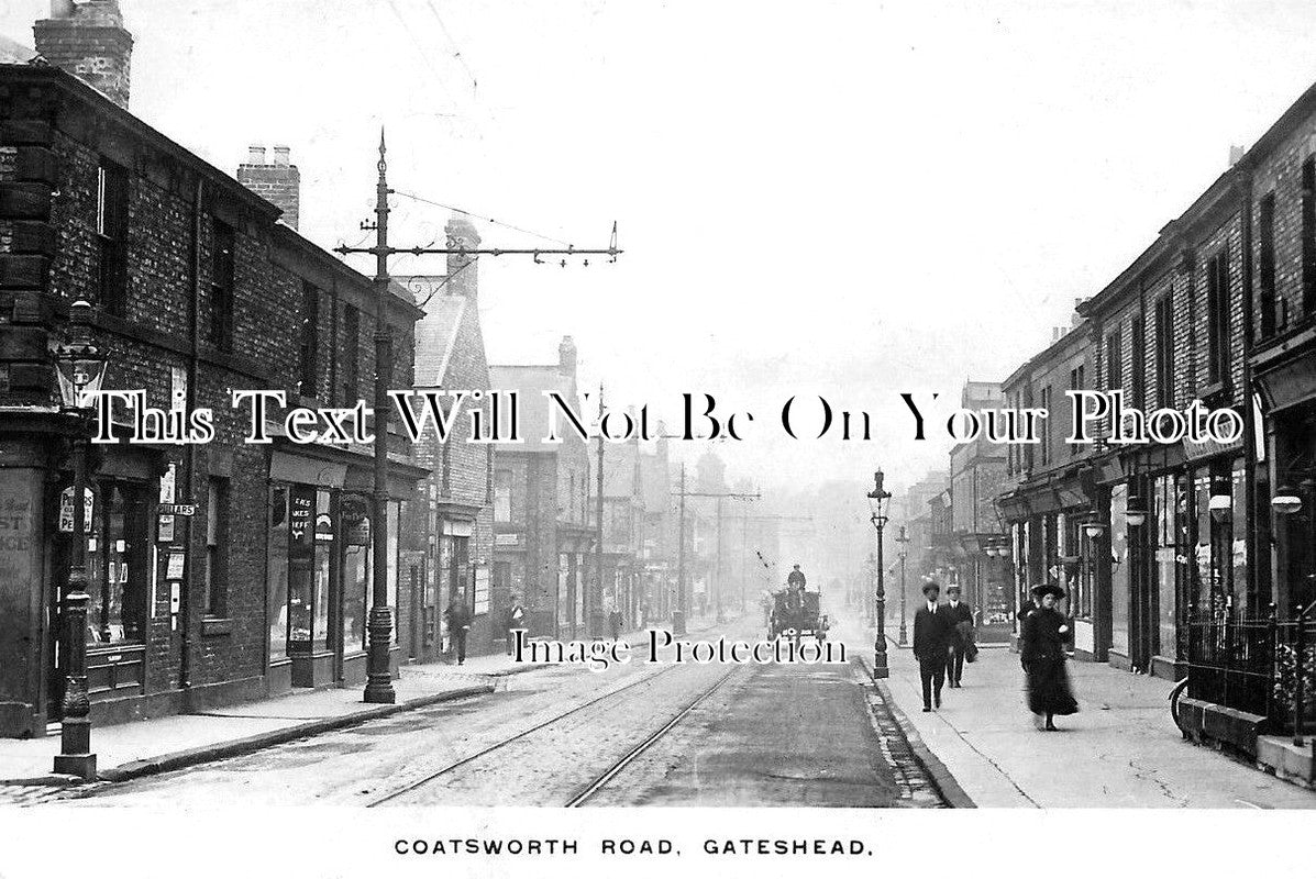 DU 1001 - Coatsworth Road, Gateshead, County Durham c1910