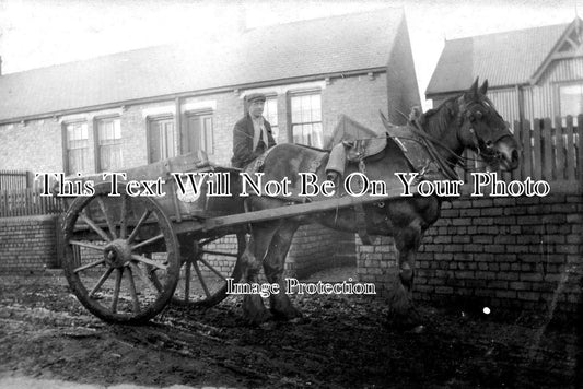 DU 1005 - Coal Delivery Horse & Cart, Burnhope Colliery, Stanley, County Durham