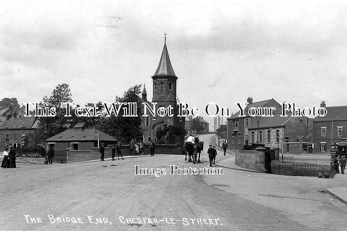 DU 102 - The Bridge Street, Chester Le Street, Durham c1912