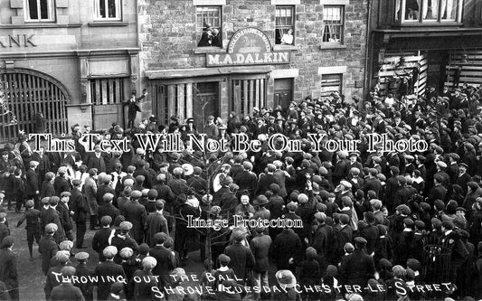 DU 1037 - Shrove Tuesday Football Match, Chester Le Street, County Durham