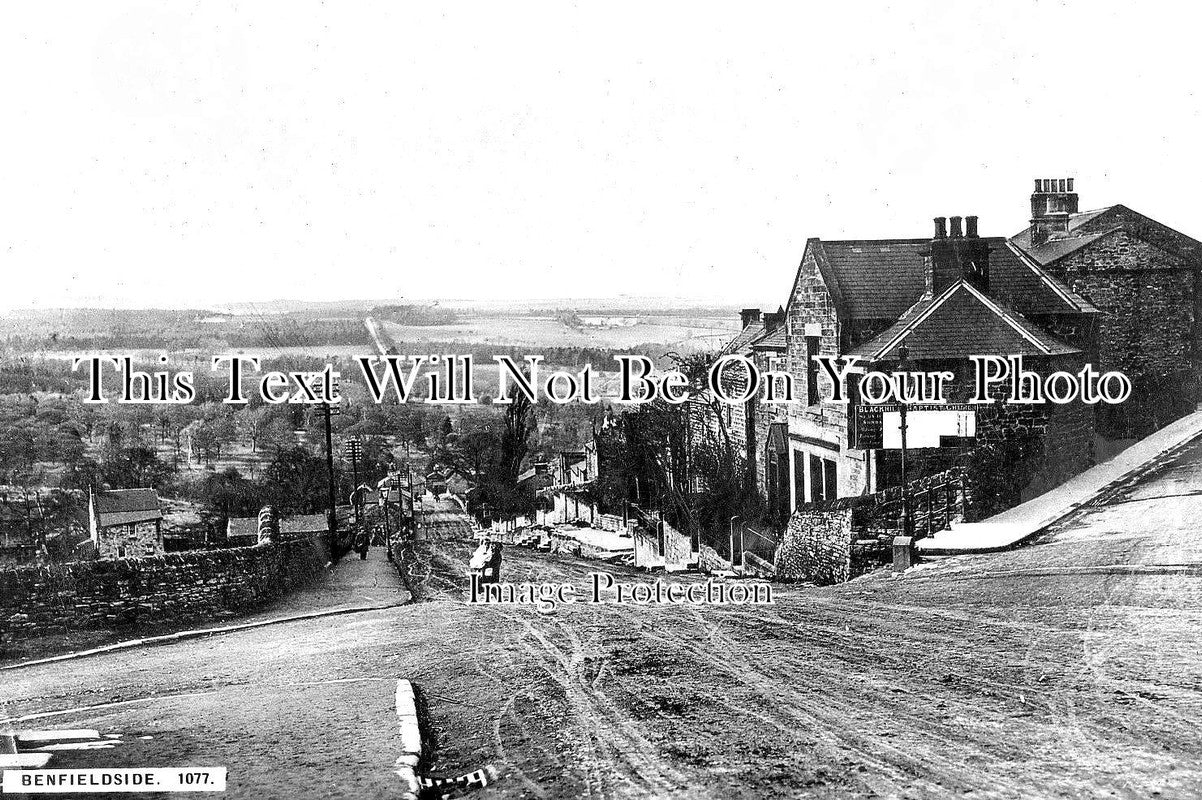 DU 1059 - Benfieldside, Blackhill, Consett, County Durham c1921