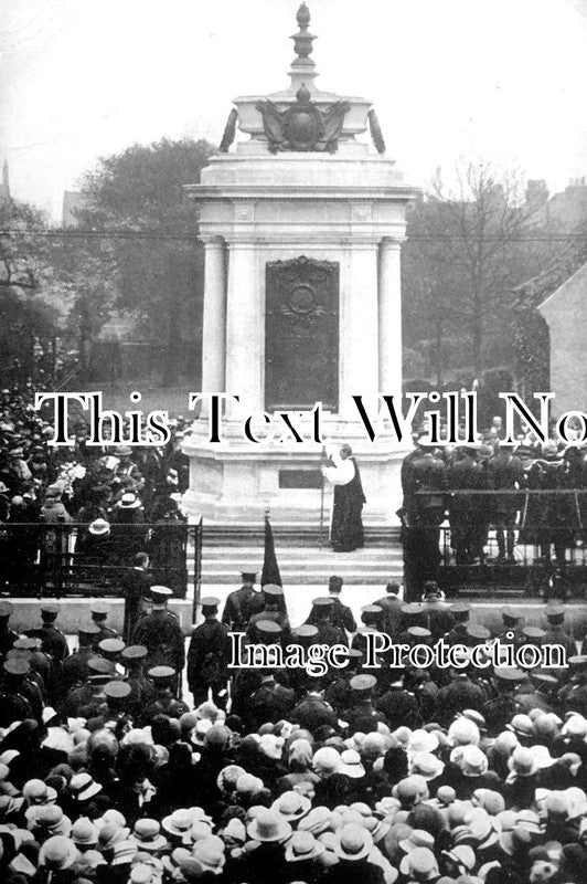 DU 1071 - Stockton On Tees War Memorial Dedication, County Durham 1923