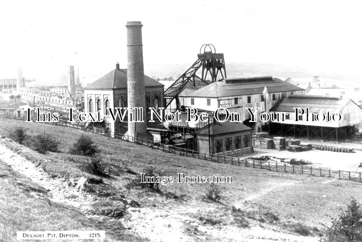 DU 1109 - Delight Pit, Dipton Colliery, Stanley, County Durham c1913