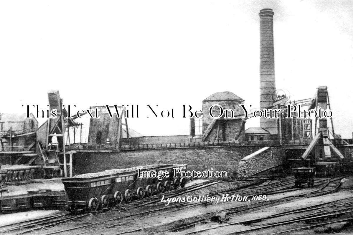 DU 1128 - Lyons Colliery, Hetton, County Durham c1920