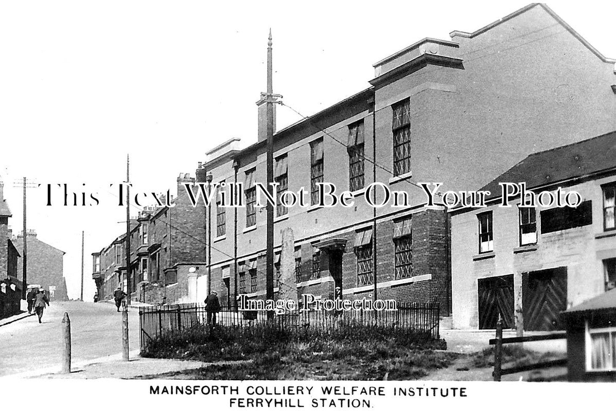 DU 1164 - Mainsforth Colliery Welfare Institute, Ferryhill Station, Du ...