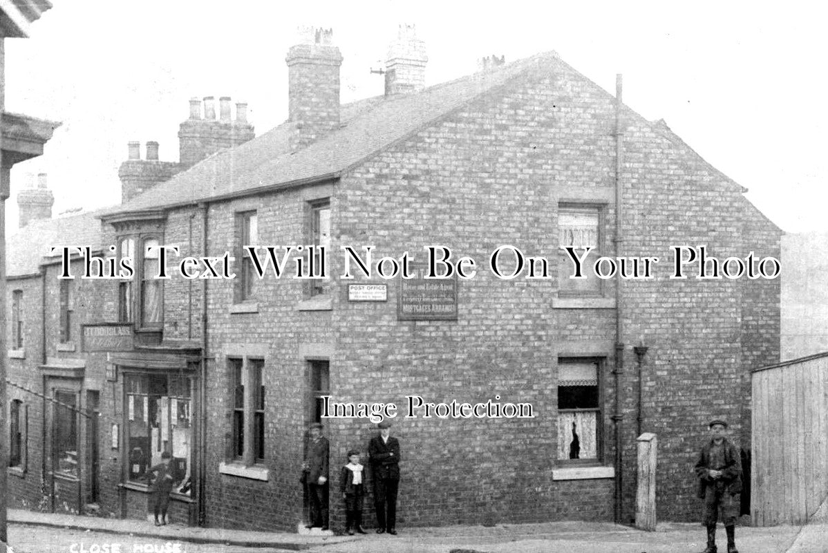 DU 1170 - Post Office, Close House, Durham c1905