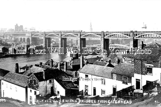 DU 1173 - High Level Swing Bridges, Gateshead, County Durham