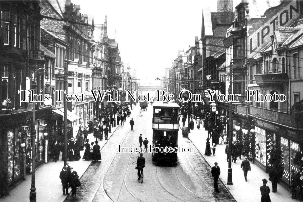 DU 1191 - King Street, South Shields, County Durham c1913