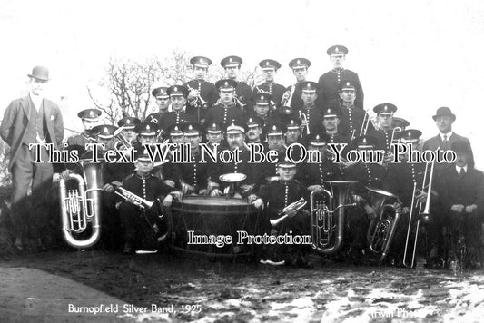 DU 1238 - Burnopfield Silver Band, Rowlands Gill, Gateshead, Durham c1925