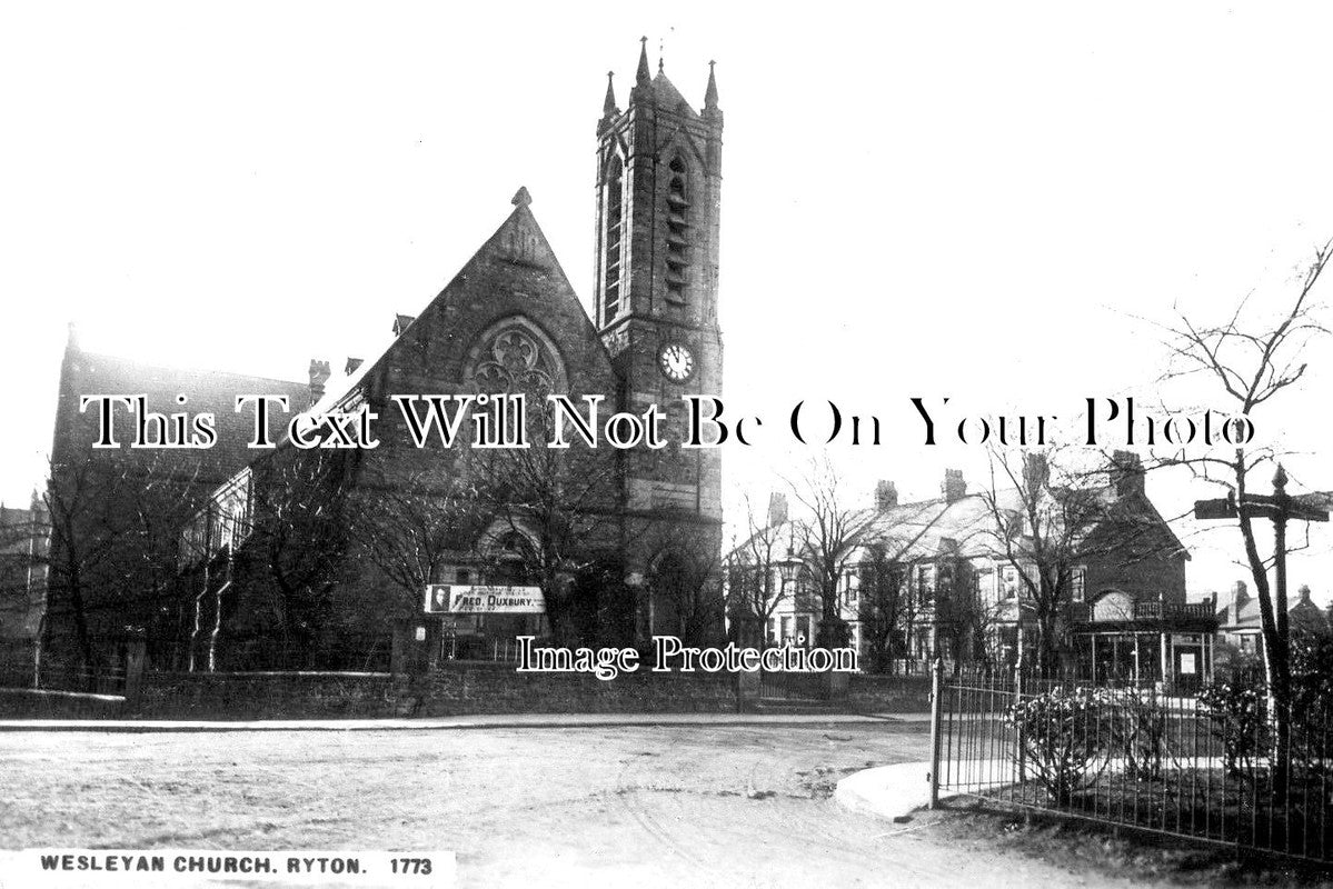 DU 1241 - Wesleyan Methodist Church, Ryton, Gateshead, Durham c1931