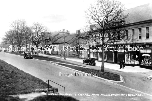 DU 1262 - Horse Market & Chapel Row, Middleton In Teesdale, County Durham