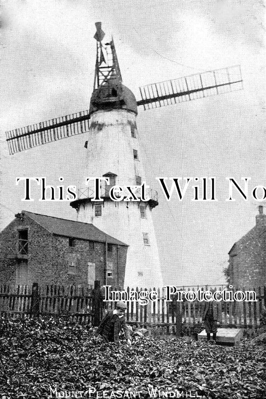 DU 1277 - Mount Pleasant Windmill, Stockton Norton, County Durham c1920