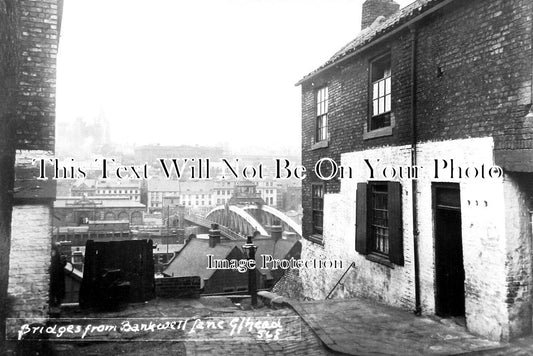 DU 1289 - Swing Bridge From Bankwell Lane, Gateshead, County Durham