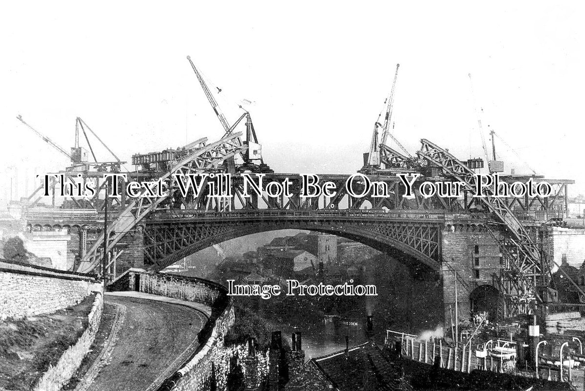 DU 1296 - Sunderland, Road Bridge Construction, County Durham 1929