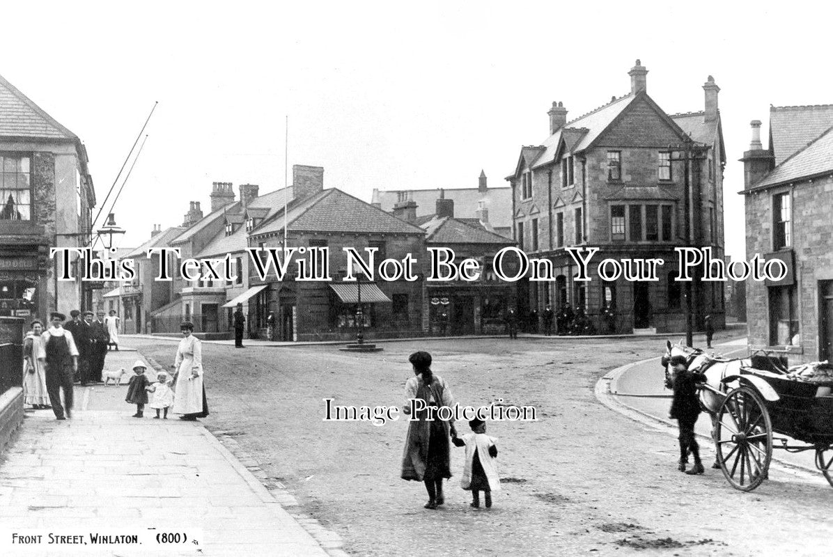 DU 1302 - Front Street, Winlaton, Blaydon On Tyne, County Durham c1912