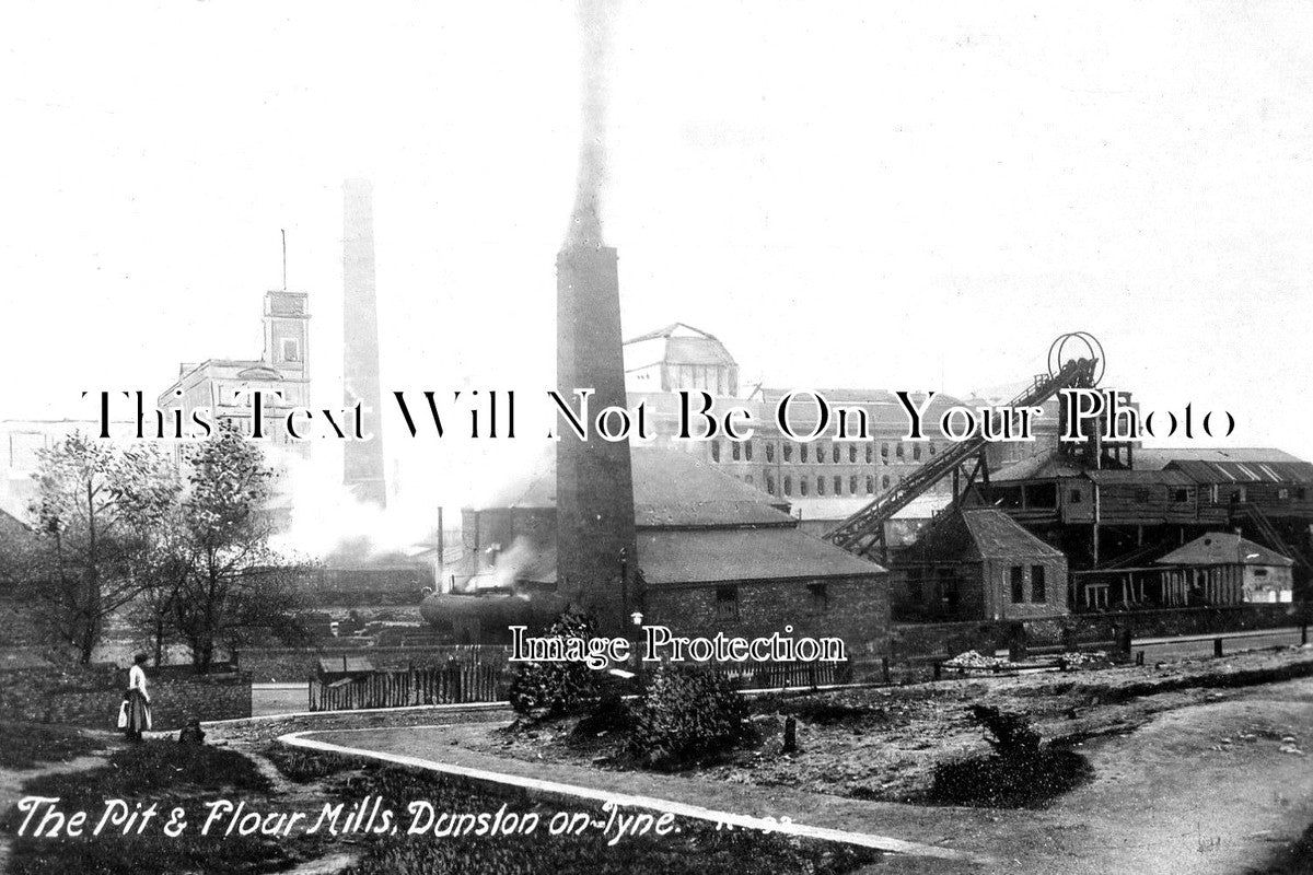 DU 1305 - Dunston Colliery & Cooperative Flour Mills, County Durham c1911