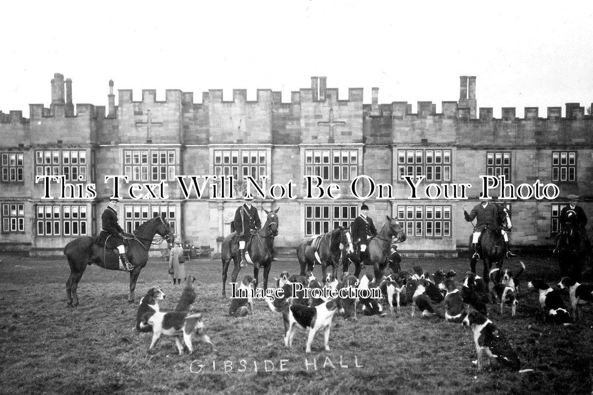 DU 1309 - Gibside Hall, Rowlands Gill, Gateshead, County Durham c1912