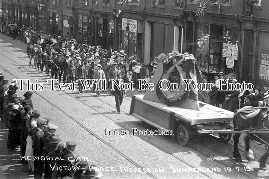 DU 1317 - Peace Celebrations, Sunderland, County Durham 1919