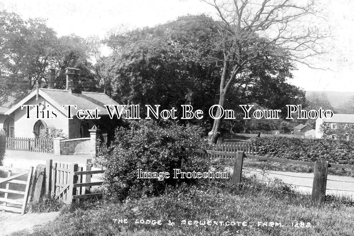 DU 1340 - The Lodge & Derwentcote Farm, Hamsterley Colliery, County Durham c1908