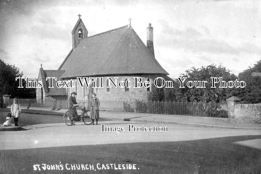 DU 1355 - St Johns Church, Castleside, County Durham c1928