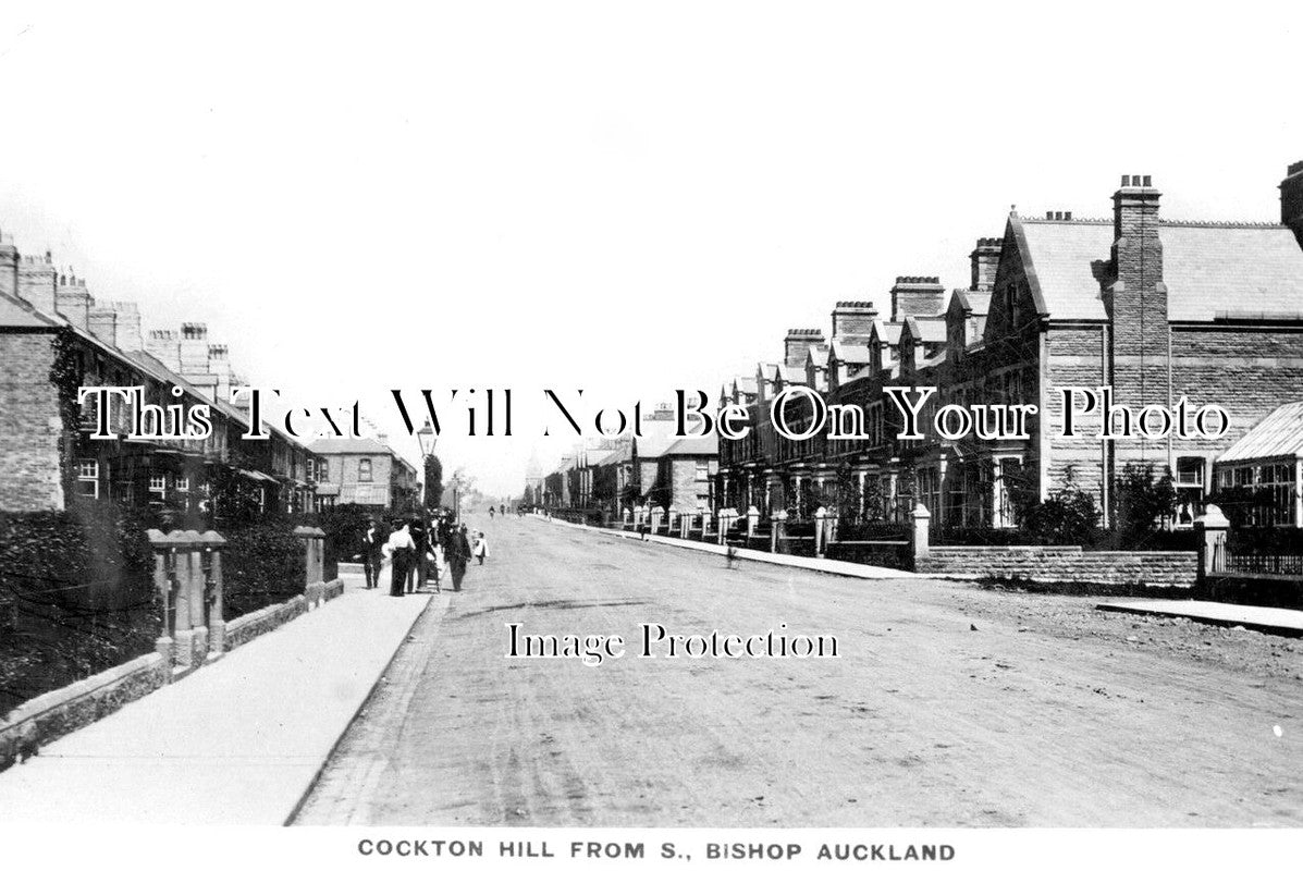 DU 1365 - Cockton Hill, Bishop Auckland, County Durham c1910