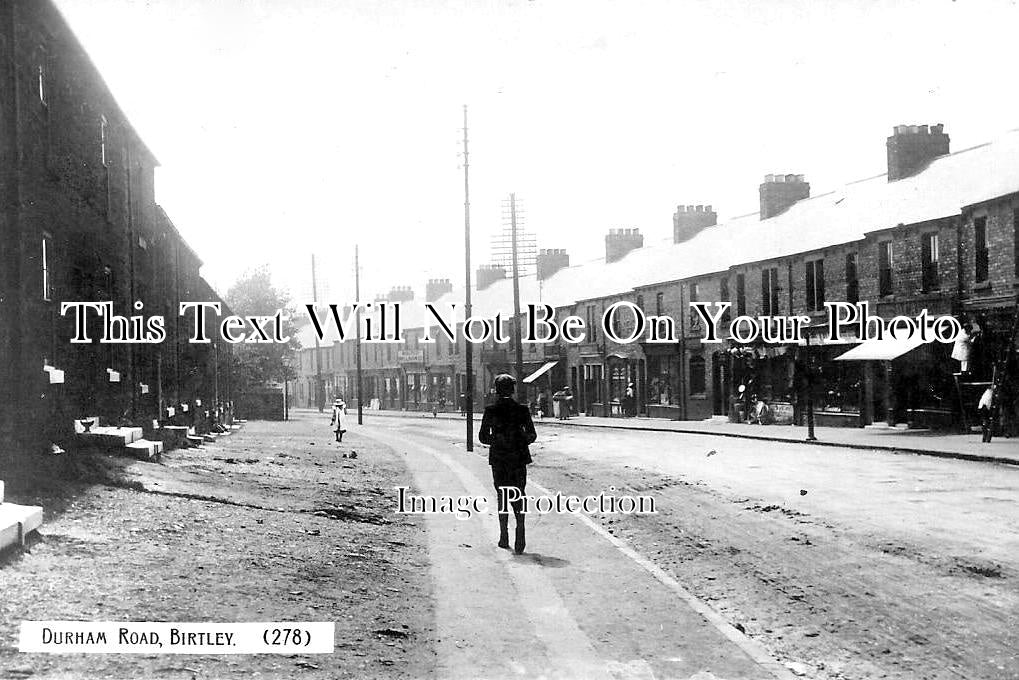 DU 1392 - Durham Road, Birtley, County Durham c1911