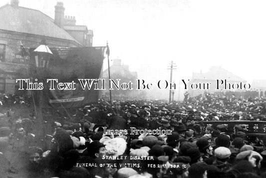 DU 1403 - West Stanley Colliery Disaster Funeral, County Durham 1909