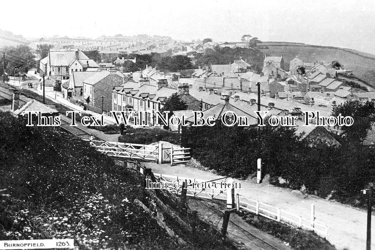 DU 1407 - Burnopfield & Railway Crossing, County Durham