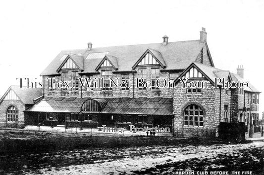 DU 1437 - Horden Colliery Club Before The Fire, County Durham c1910