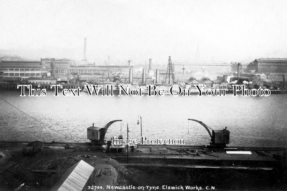 DU 1443 - Elswick Works, Newcastle On Tyne, County Durham c1908