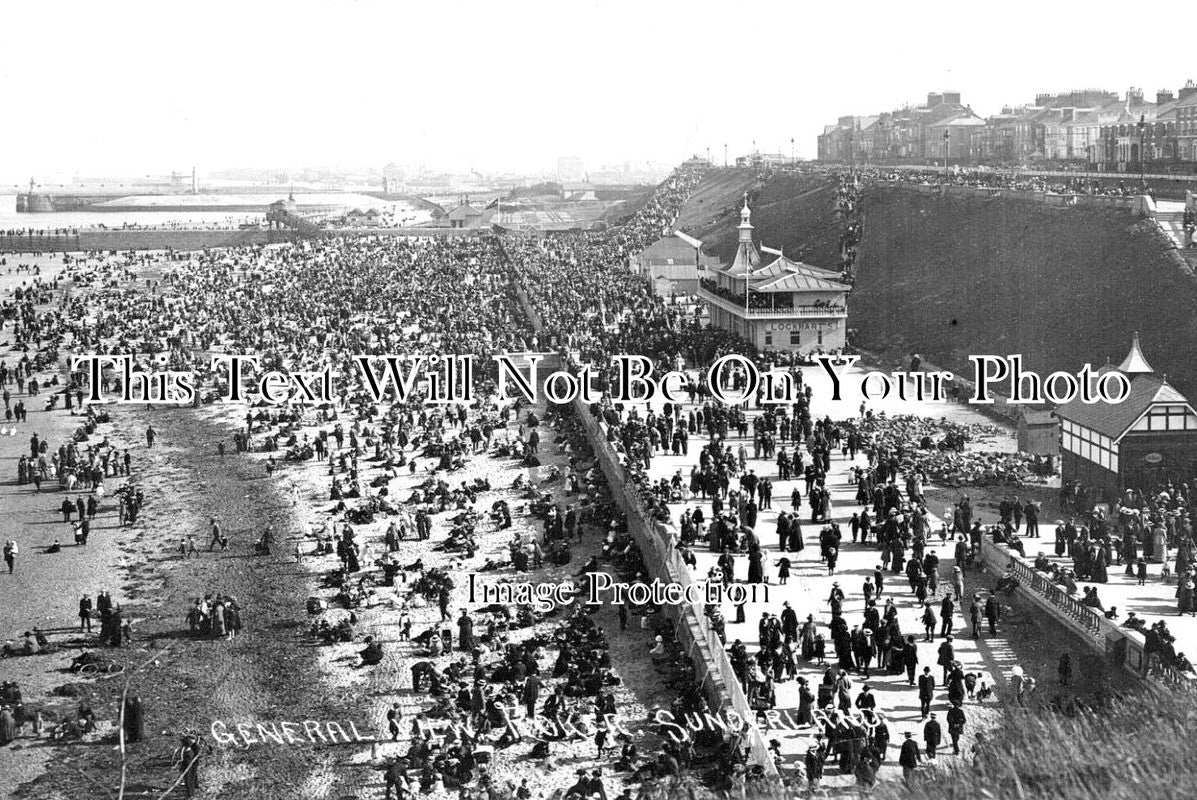 DU 1460 - General View, Roker, Sunderland, County Durham c1915